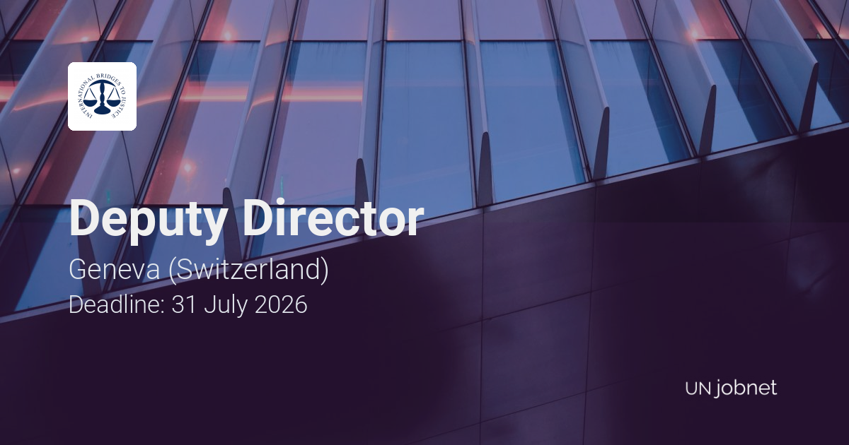 Deputy Director — IBJ